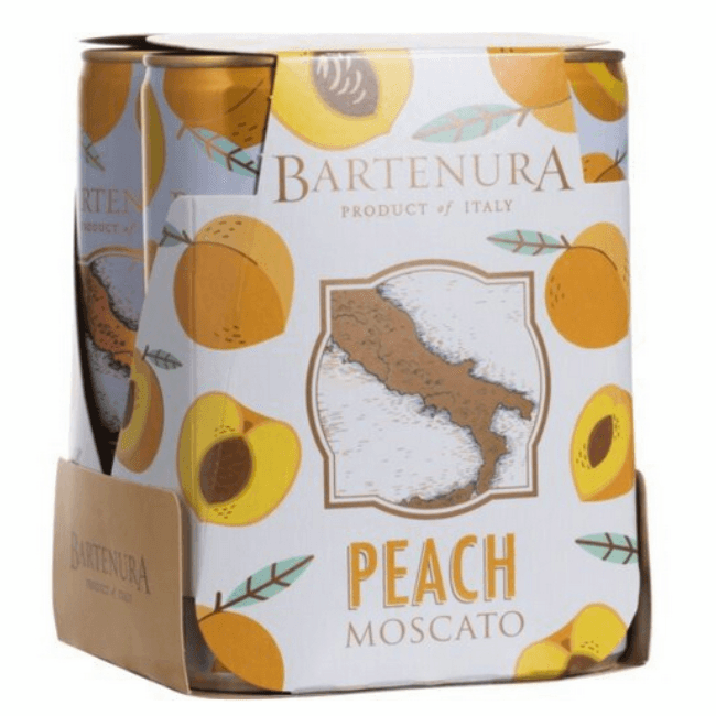 BARTENURA PEACH MOSCATO CANS 250ML