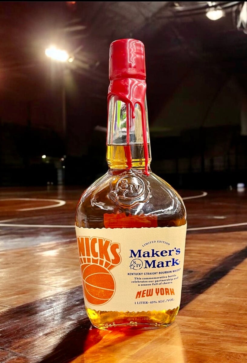MAKER'S MARK NY KNICKS LIMITED EDITION 1L (NOT ENGRAVED)