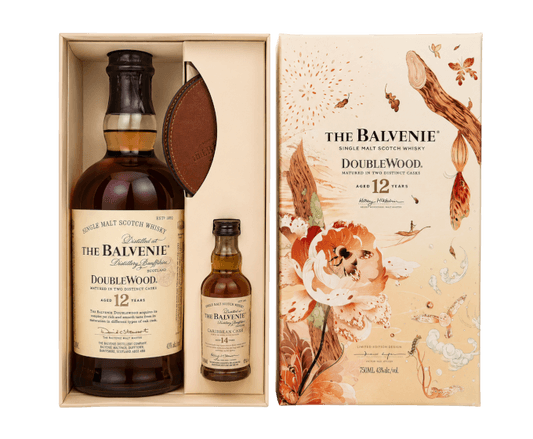  BALVENIE SINGLE MALT 12 DBL GIFT-SET 750ML