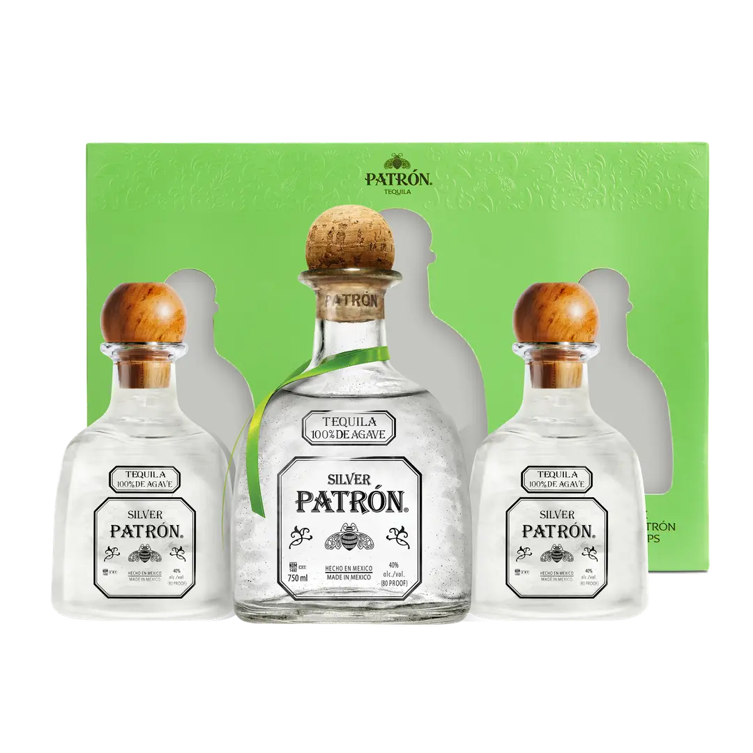 PATRON SILVER GIFT SET 750ML