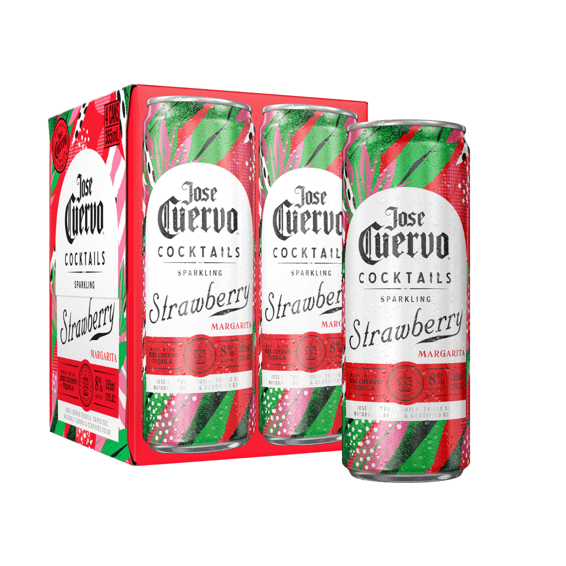 JOSE CUERVO STRAWBERRY MARGARITA 4PK