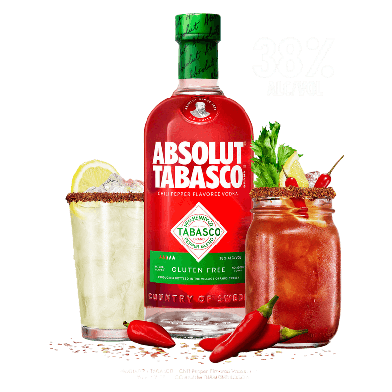 ABSOLUT TABASCO CHILI PEPPER 1L