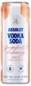 Absolut - Vodka Soda Grapefruit & Rosemary (4 pack 375ml)