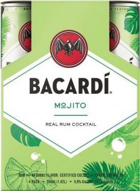 Bacardi - Mojito 4pk Cans (4 pack 355ml cans) (4 pack 355ml cans)