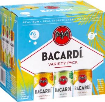 Bacardi - Ready to Drink Variety (6 pack 355ml cans) (6 pack 355ml cans)