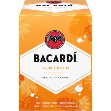 Bacardi  Rum Punch Cans 355ml (4 pack 355ml cans) (4 pack 355ml cans)