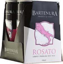 Bartenura Moscato Rose Cans 250ml (4 pack 250ml cans) (4 pack 250ml cans)