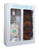 Casamigos - Tequila Blanco W/ 4 Coasters (750)
