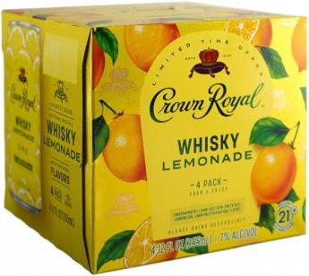 Crown Royal Cans Whisky Lemonade 4 Pack (4 pack cans) (4 pack cans)
