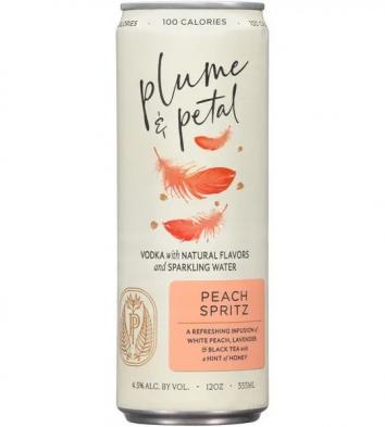 Plume & Petal Peach Cans 355ml (4 pack 355ml cans) (4 pack 355ml cans)